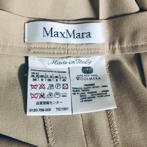 MaxMara 2 piece suit/Italian/delicate wool size 6 - Picture 4 of 4